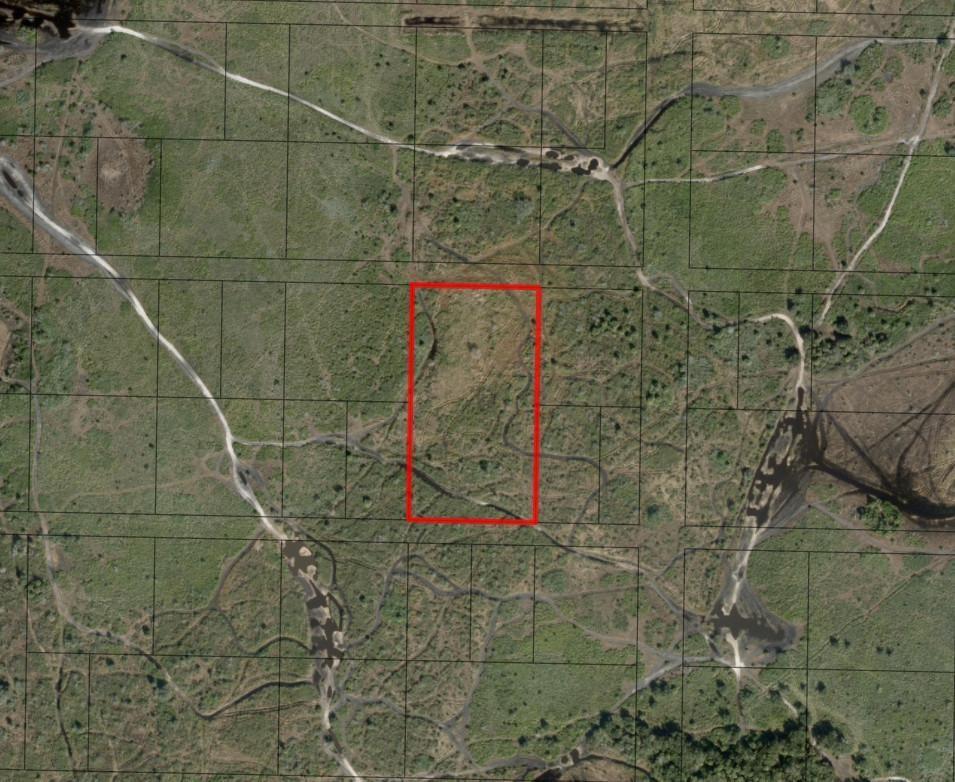 This is an aerial map view of a rectangular plot of land highlighted in red — 0 NW 316th Street, Okeechobee FL 34972, OKEECHOBEE, FL
