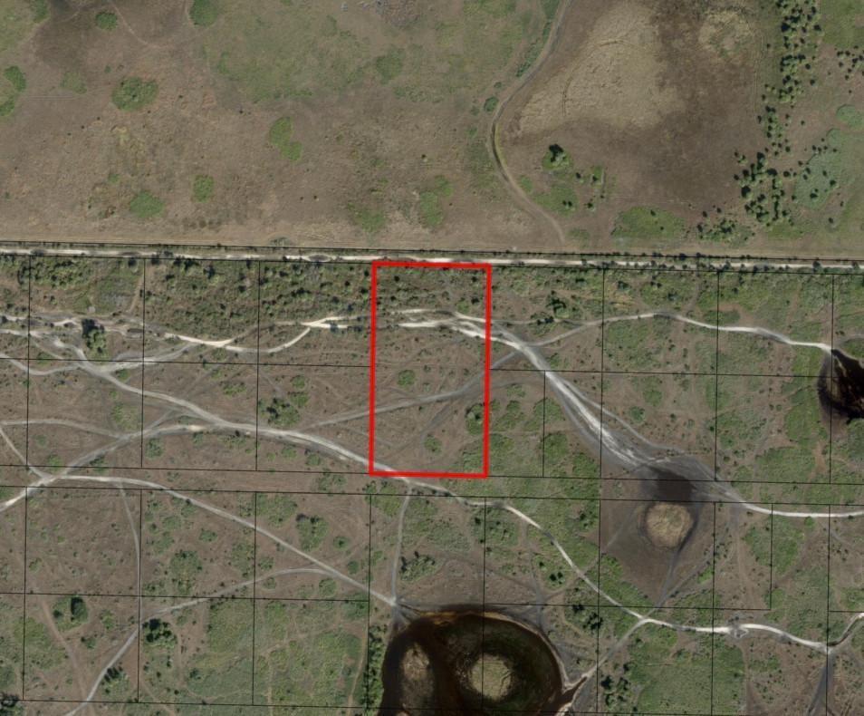 An aerial map view shows a rectangular plot of land outlined in red — 0 NW 320th Street, Okeechobee FL 34972, OKEECHOBEE, FL