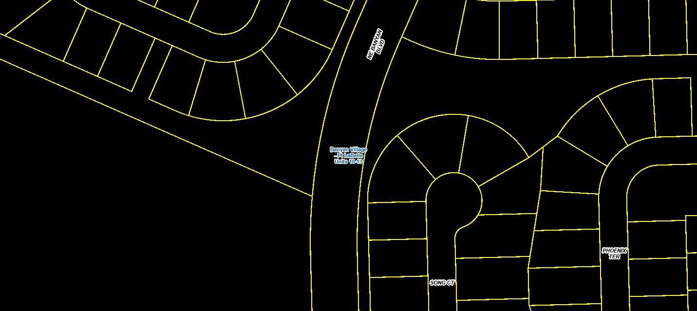 This is a map showing property lot lines, street names, and neighborhood boundaries — 312 Song Court, FL 33935, FL