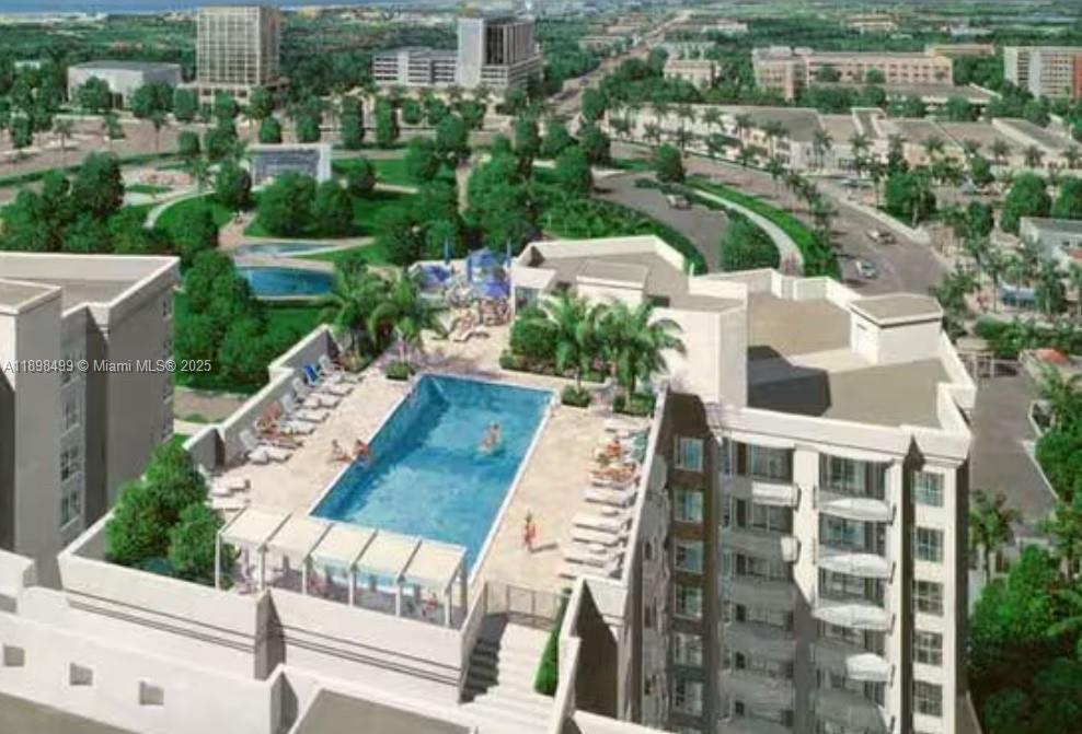 Roof top pool — HOLLYWOOD, FL