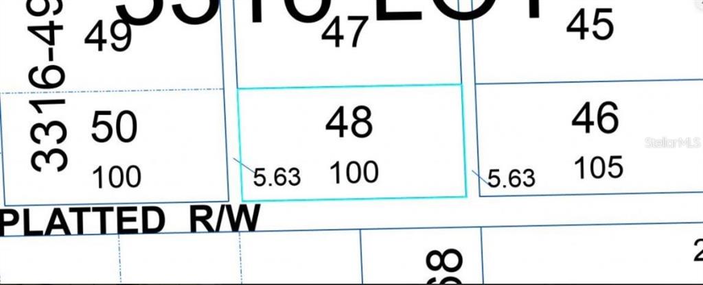 This image is a plat map showing lot numbers and dimensions for a residential area — ALACHUA LEROYS ADDITION TO, ALACHUA, FL