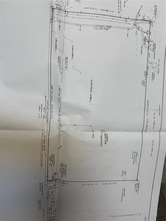 This is a land survey map showing property boundaries, acreage, and existing structures — SW 95TH AVENUE, ARCHER, FL