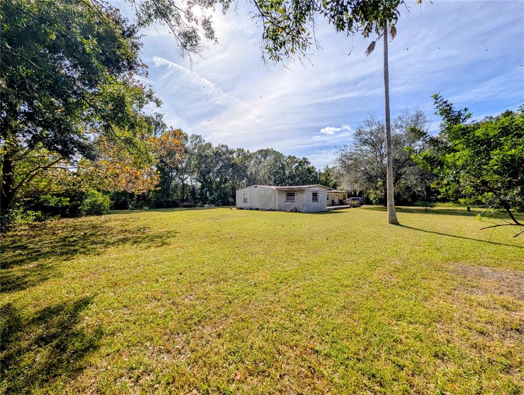 A single-story house sits in the middle of a large, grassy, tree-lined lot — 8412 PETERSON ROAD, ODESSA, FL