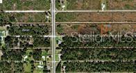 This is an aerial map view of a wooded plot of land near a road — 304 ORCHID DRIVE, INDIAN LAKE ESTATES, FL