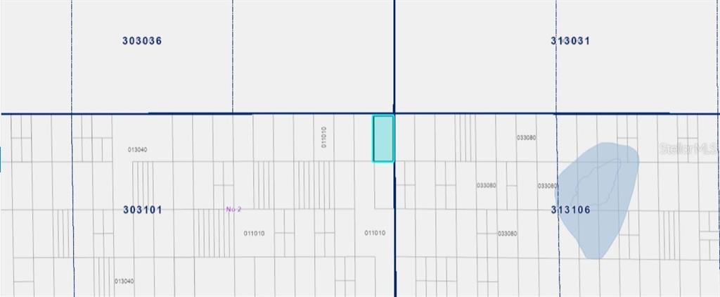 This is a plat map showing property boundaries and parcel numbers for a land area — SHADY OAKS DR, LAKE WALES, FL
