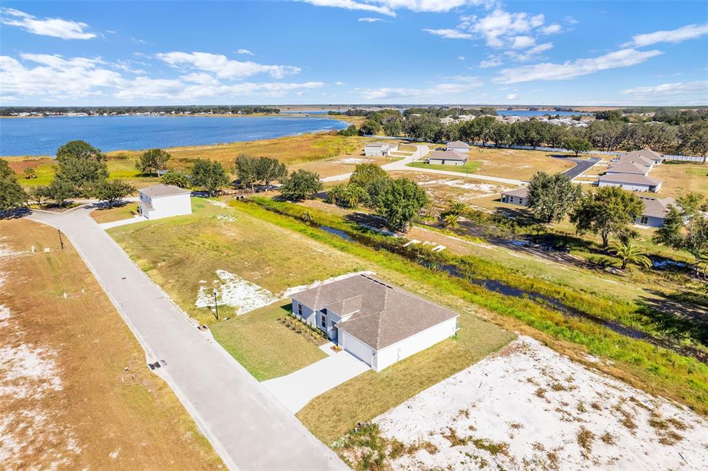 This is a floor plan for a single-story home with a two-bay garage — 636 GRAND OAKS DRIVE, AVON PARK, FL