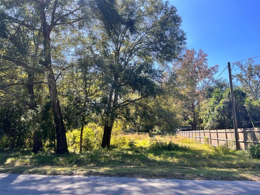 A vacant, wooded lot with a wooden fence along the side under a clear sky — 0000 SW 134TH AVENUE, ARCHER, FL