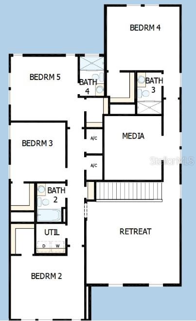 A modern kitchen features white cabinetry, a dark wood island, and light wood flooring — 1104 W OHIO AVENUE, TAMPA, FL