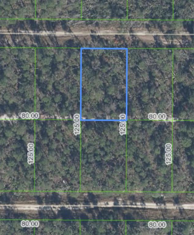 An aerial map shows a rectangular plot of land with dimensions labeled in feet — 455 NIGHTINGALE AVENUE, SEBRING, FL