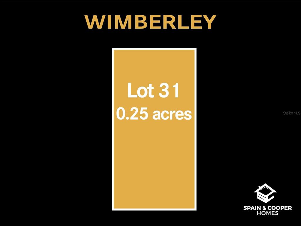 This is a graphic rendering of a rectangular lot labeled Lot 31 at 0.25 acres — 14146 SW 7TH PLACE, NEWBERRY, FL