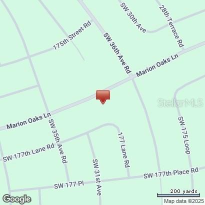 This is a map showing the location of a property near Marion Oaks Lane — MARION OAKS LANE, OCALA, FL