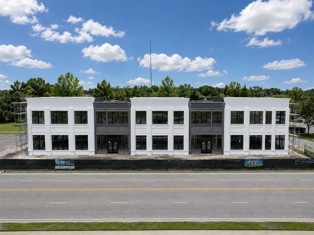 This image displays two floor plan options for a commercial office building's second floor — 950 S DILLARD STREET, WINTER GARDEN, FL