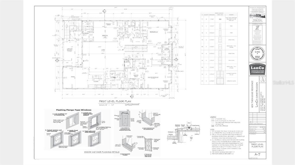 This is a floor plan for the first level of a residential building — 9000 1ST STREET N, ST PETERSBURG, FL
