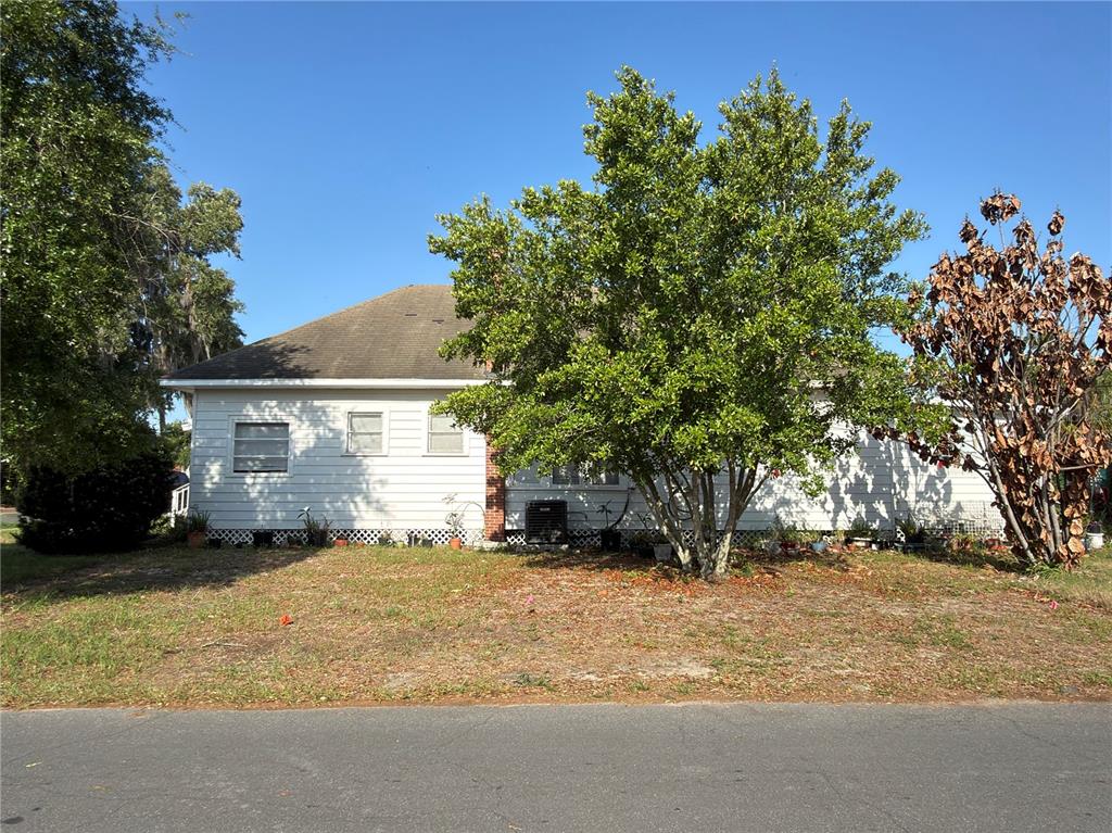 A single-story house with white siding and a large tree in the front yard — 231 AVENUE A NE, WINTER HAVEN, FL