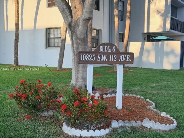 A sign for building 6 stands in front of a multi-story apartment complex — 10825 SW 112th Ave # 307, Miami FL 33176, MIAMI, FL