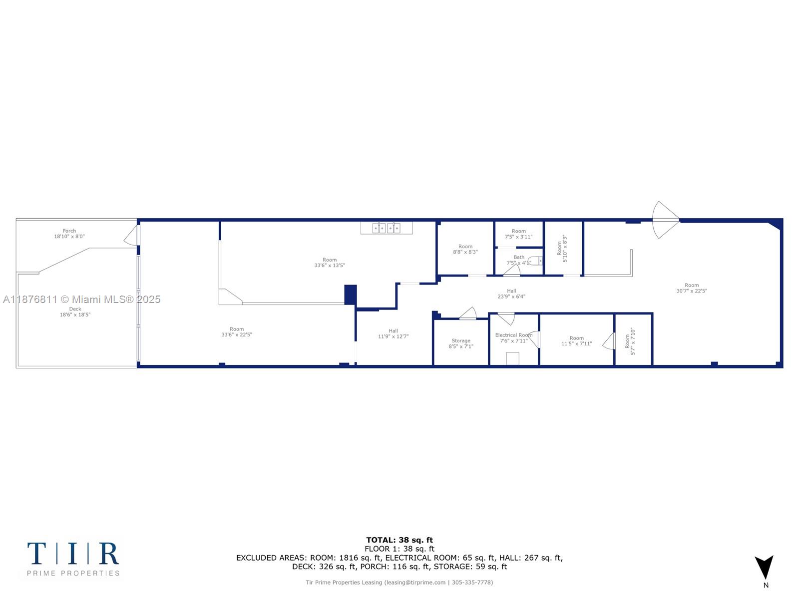 This is a floor plan of a commercial or industrial space with multiple rooms — 550 Piedmont Ave, GA 30308, GA