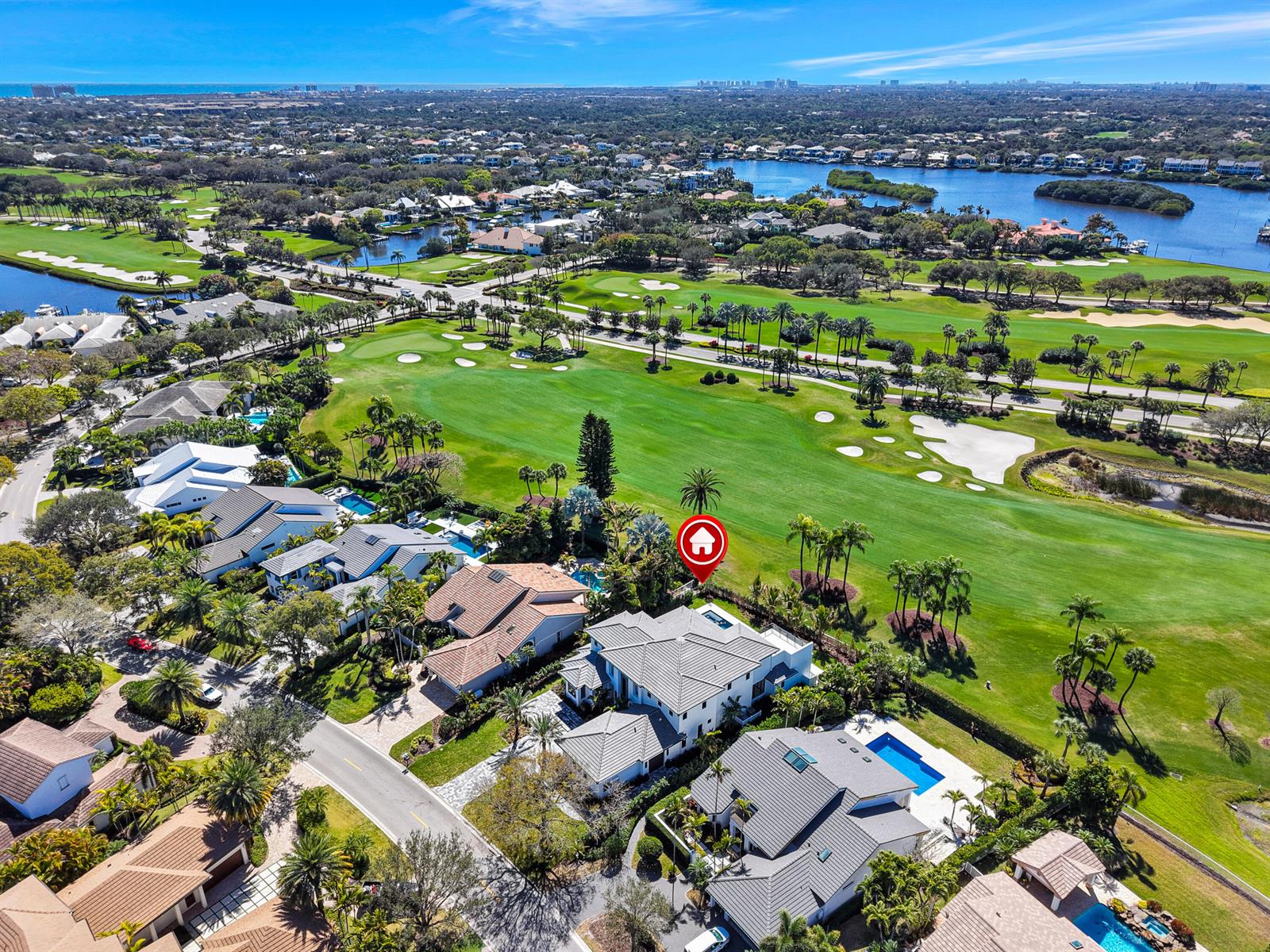 Panoramic Golf Views — 112 Regatta Drive, Jupiter FL 33477, JUPITER, FL