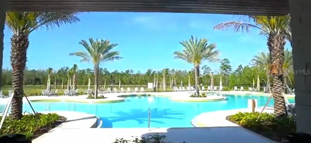 This is a boundary and as-built survey map for a residential lot — 17089 EDGEMONT LANE, CLERMONT, FL