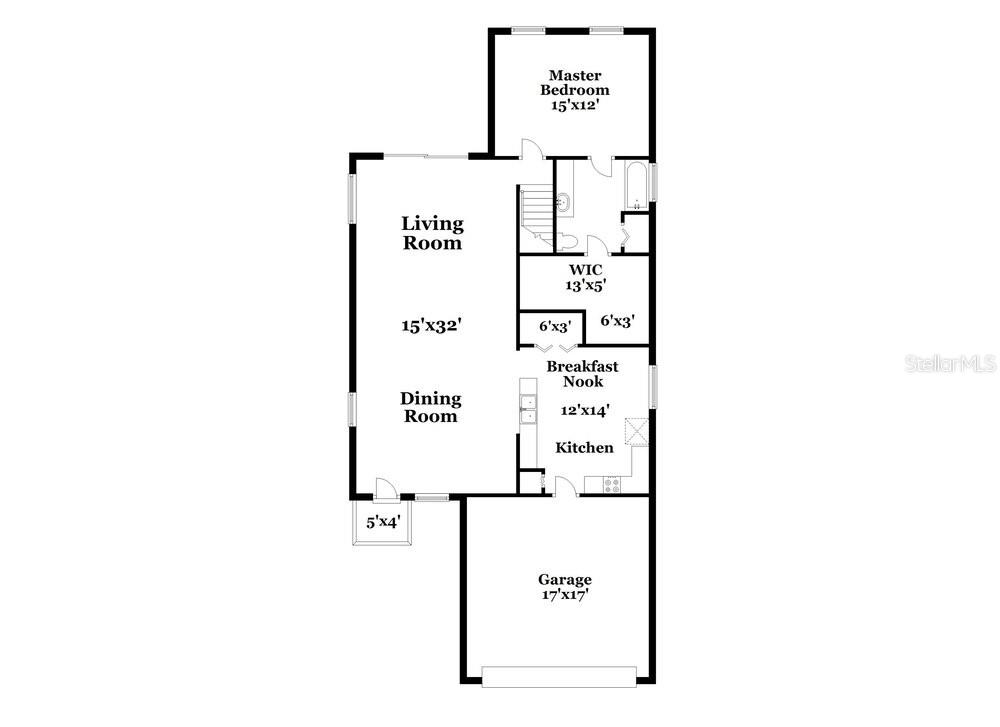 This is a floor plan of a single-story home with a garage and master suite — 10330 AVELAR RIDGE DRIVE, RIVERVIEW, FL