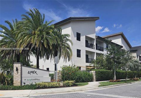 A multi-story apartment building with a prominent sign for Apex at Parkcentral stands outside — 8025 NW 104th Ave # 31, Doral FL 33178, DORAL, FL