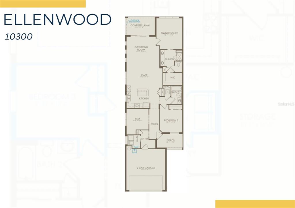 A single-story house with a gray garage door, a paved driveway, and landscaped front yard — 1596 TAVIRA PLACE, ENGLEWOOD, FL