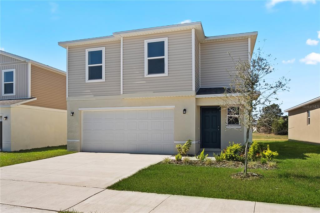 This is a floor plan of an upper level featuring four bedrooms and two bathrooms — 2367 NORTHUMBERLAND COURT, HAINES CITY, FL