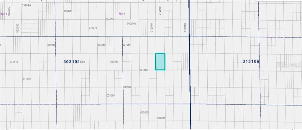 This is a plat map showing a highlighted rectangular parcel of land within a grid — SHADY OAKS DR, LAKE WALES, FL