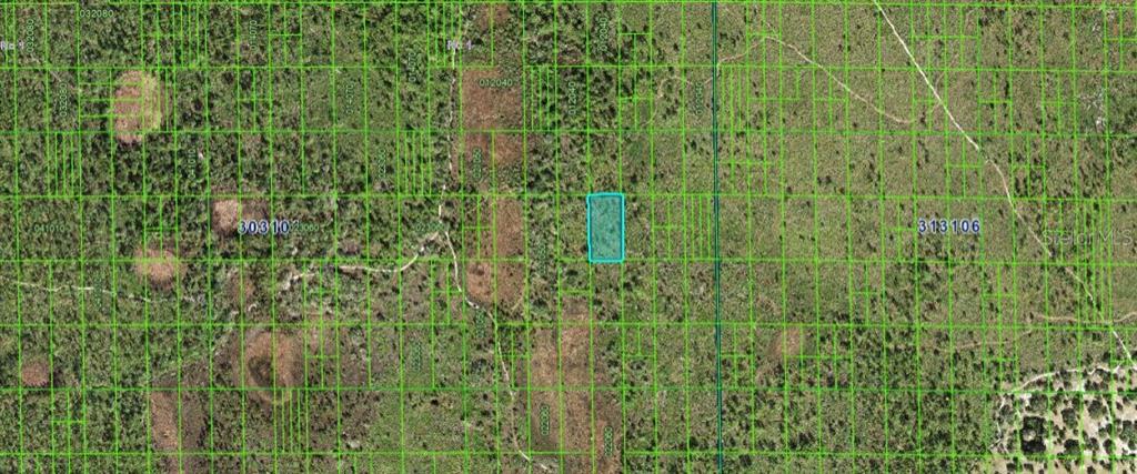 This is an aerial map showing a highlighted rectangular land parcel amidst a grid of lots — SHADY OAKS DR, LAKE WALES, FL