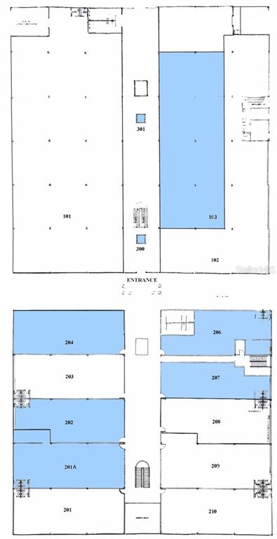 This is a floor plan showing two levels of a building with numbered rooms — 3 PR-3 KM 19.9, BARRIO DOS CUERDAS, CANOVANAS, PR
