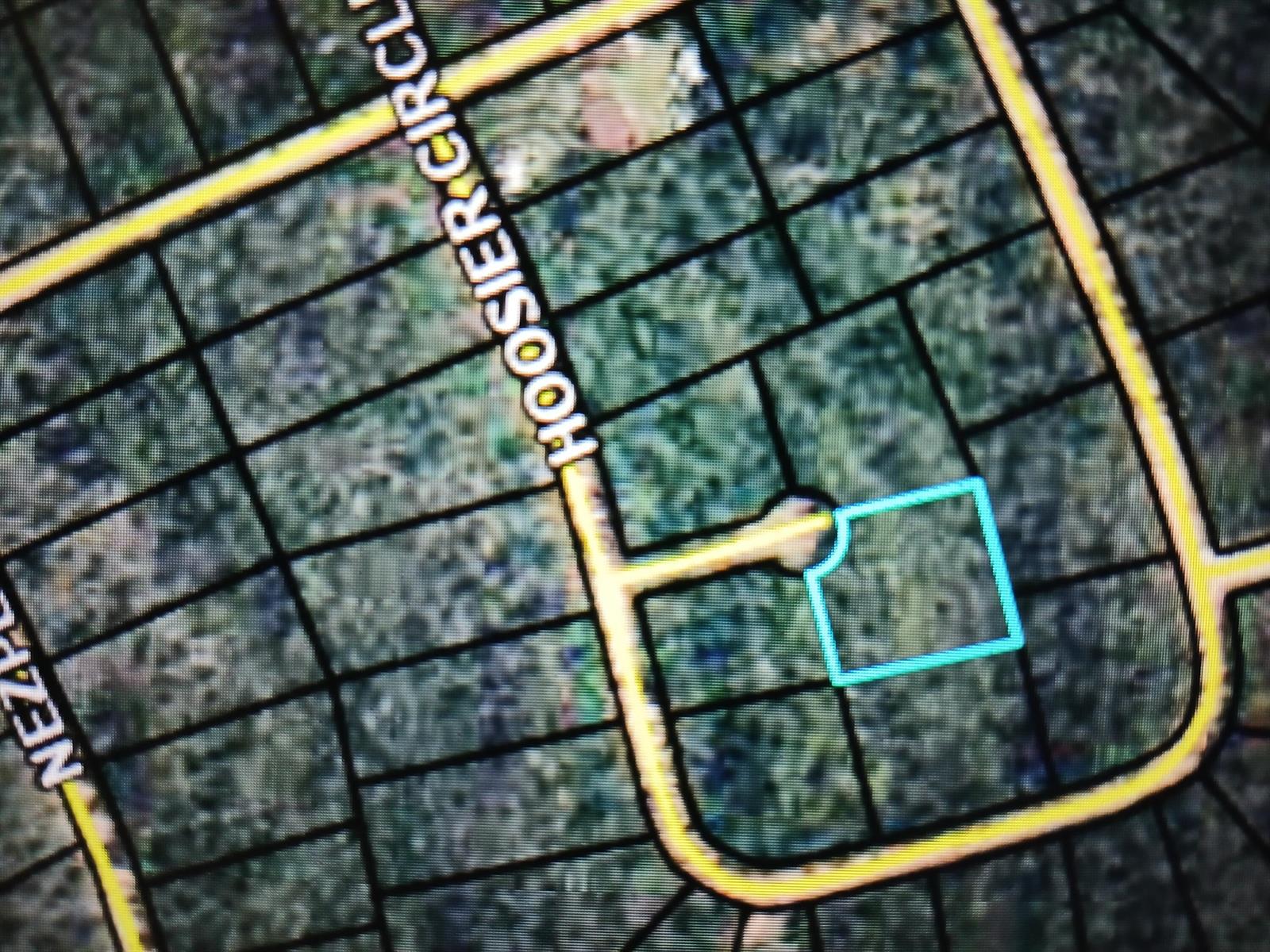 This map shows a highlighted vacant lot located at the end of a cul-de-sac — 000 Beech Court, FL 32420, FL