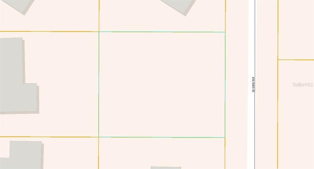 This is a map showing a rectangular plot of land adjacent to SE 63rd Ter — 14052 SE 63RD TERRACE, SUMMERFIELD, FL