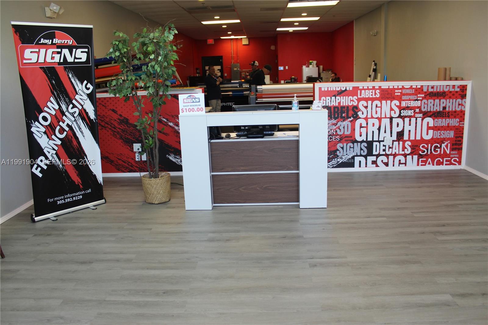 Receptionist desk/store front. — OCALA, FL