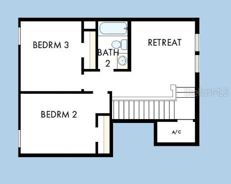 This is a floor plan for a single-story home with a two-car garage — 31327 PENDLETON LANDING CIRCLE, WESLEY CHAPEL, FL