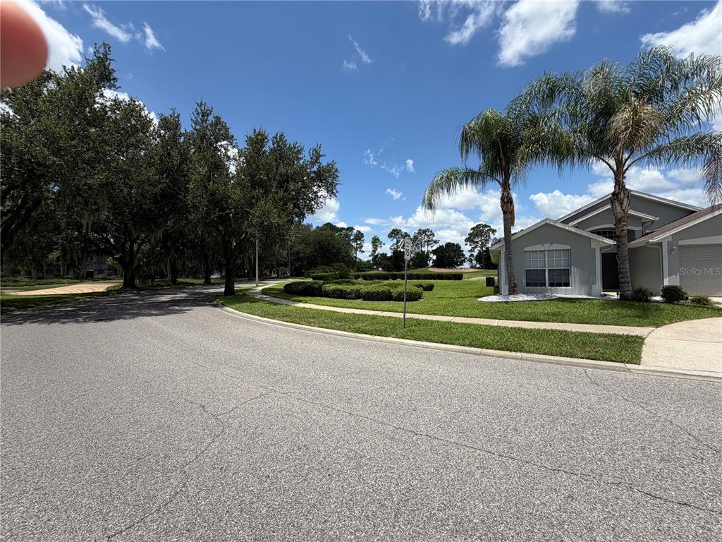A residential street view features a house with a palm tree and manicured landscaping — 2004 HEMINGWAY AVENUE, HAINES CITY, FL