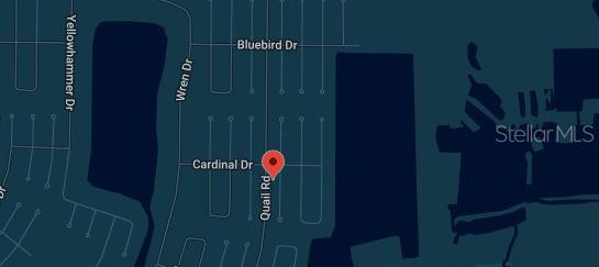 This is a map showing the location of a property at the intersection of streets — 15 SAPSUCKER DRIVE, PLACIDA, FL