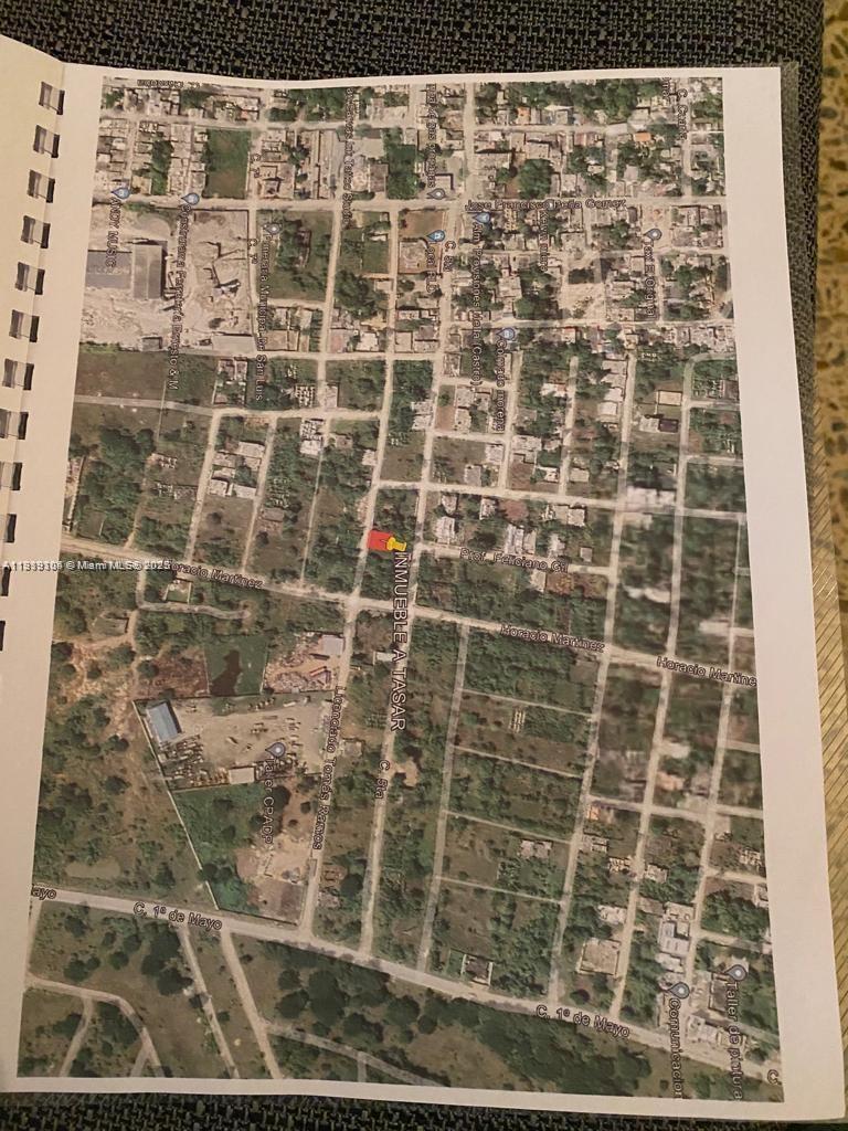 This is a satellite map showing a property marked for appraisal in a residential area — G6Q2+3QW N HORACIO MARTINEZ, DR 5700, DR