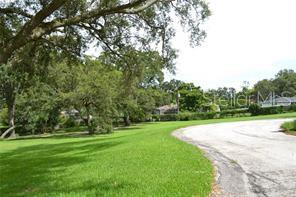 A grassy lot with mature trees sits next to a paved road — 4638 LITTLE GROVE LANE, LAKELAND, FL
