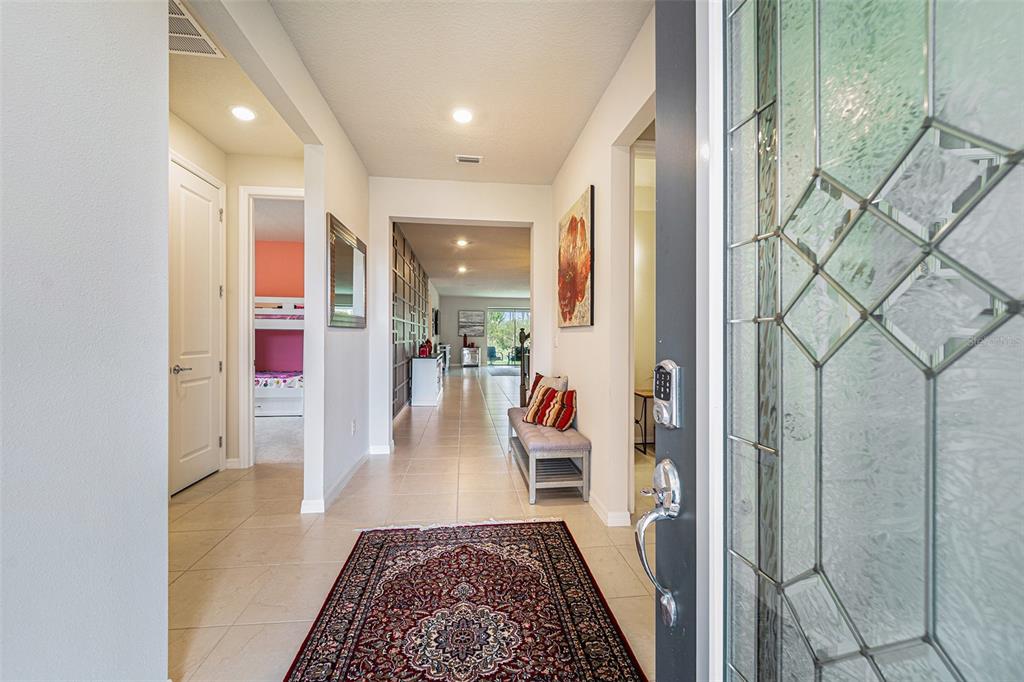 A single-story house with a paved driveway, a two-car garage, and manicured landscaping — 19206 BRIARBROOK DRIVE, TAMPA, FL