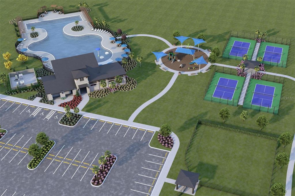 This is a floor plan for the second story of a house featuring three bedrooms — 12927 PIERCE STREET, PARRISH, FL