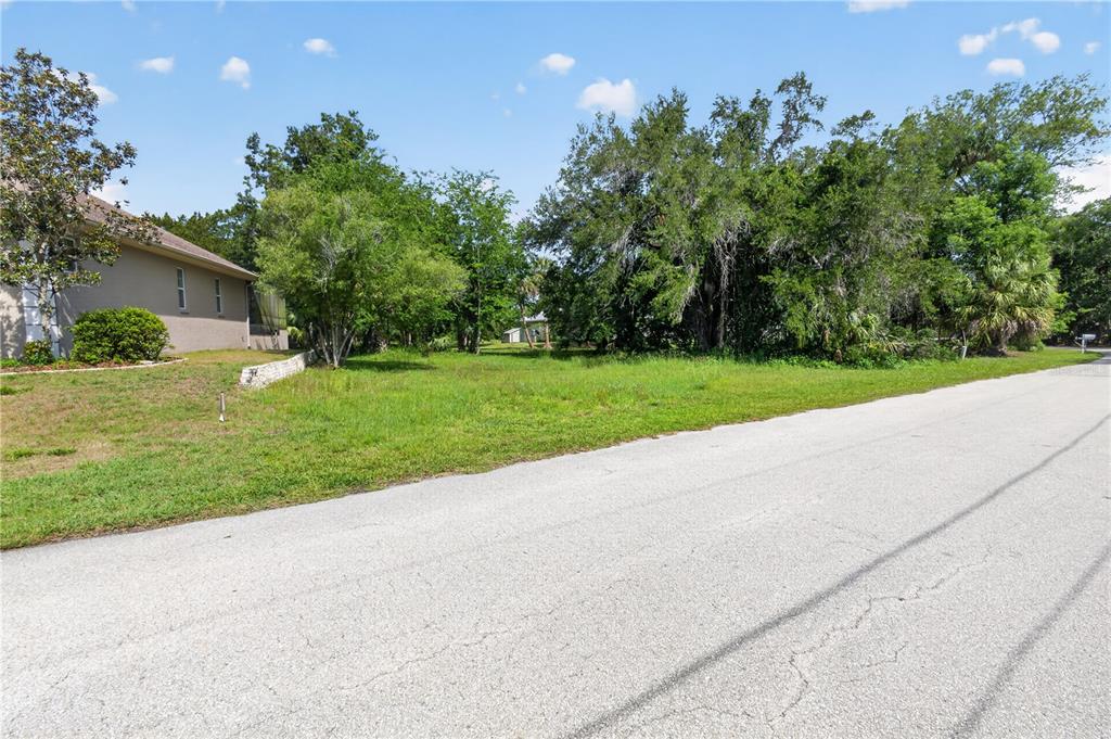 A grassy vacant lot sits next to a house along a paved residential street — 4648 S GATOR LOOP, HOMOSASSA, FL