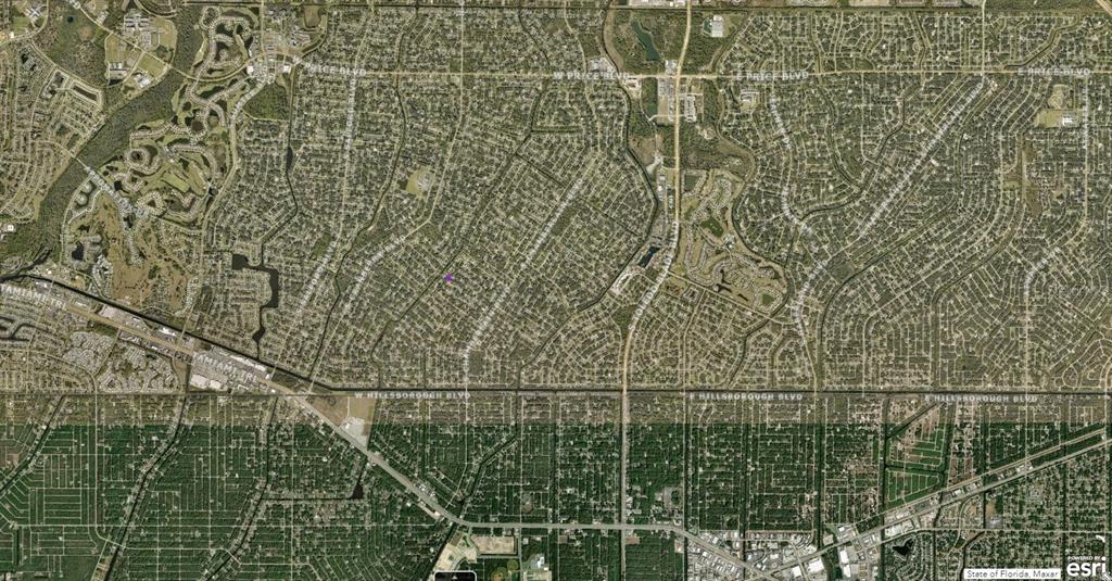 This is an aerial map view of a residential neighborhood in North Port, Florida — 1005010428 MARCELLA TERRACE, NORTH PORT, FL