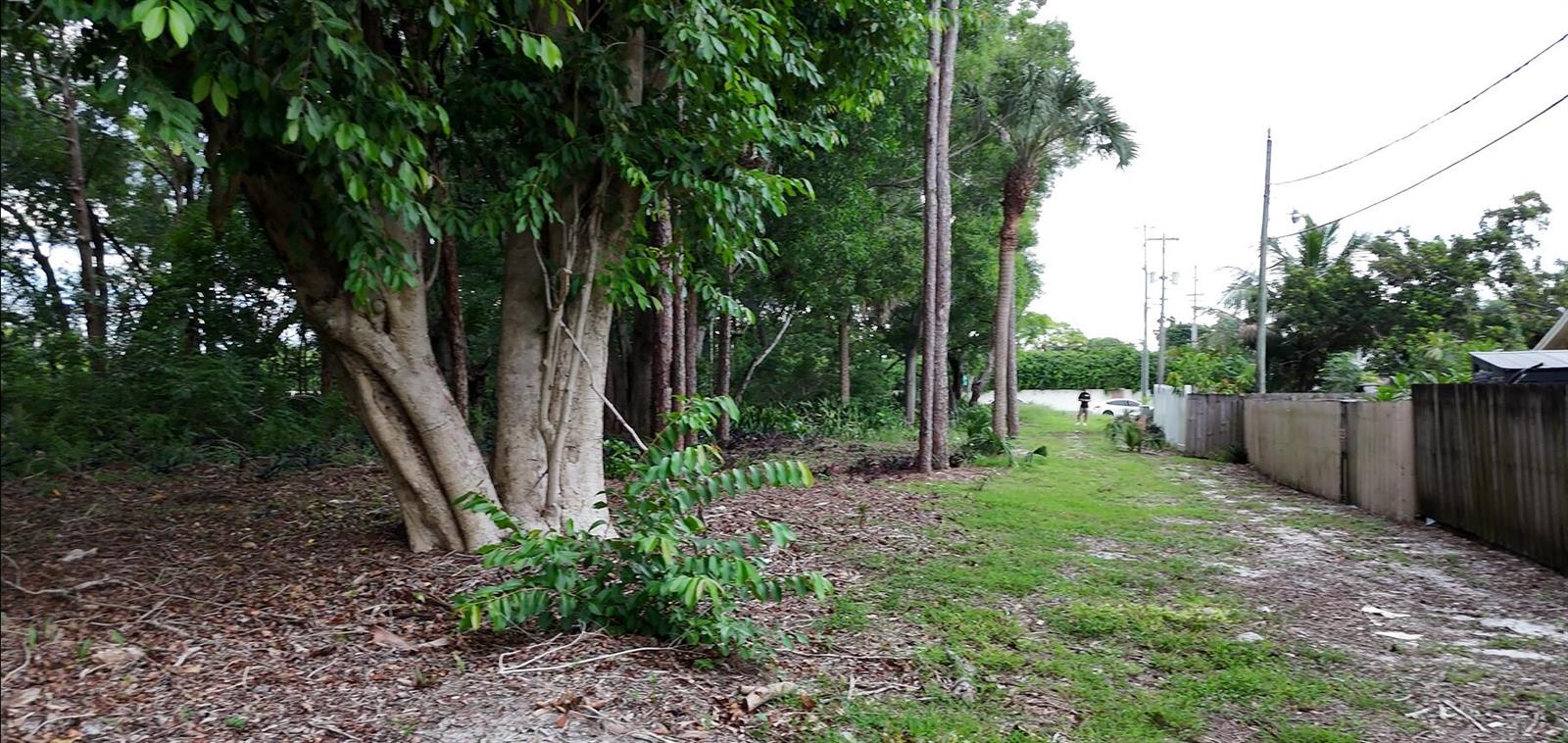 A grassy, wooded lot bordered by a wooden fence and mature trees — 0000 Lantana Road, Atlantis FL 33462, ATLANTIS, FL