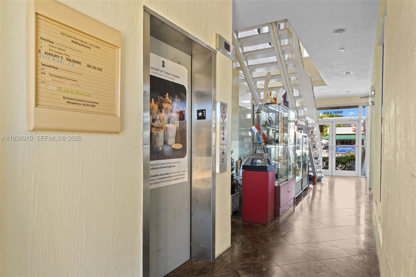 Stairs to offices — CORAL GABLES, FL