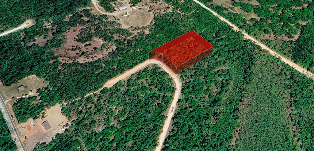 An aerial rendering shows a rectangular plot of land highlighted in red along a road — OCALA DRIVE, ALFORD, FL