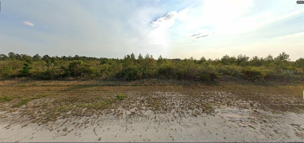 A vacant, sandy lot covered in low-lying brush and trees under a bright sky — CORAL GABLES DRIVE, INDIAN LAKE ESTATES, FL