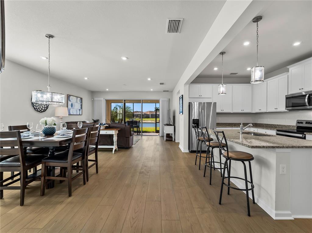 This is a floor plan for a single-story house with a garage and a lanai — 20381 MINUET PLACE, VENICE, FL