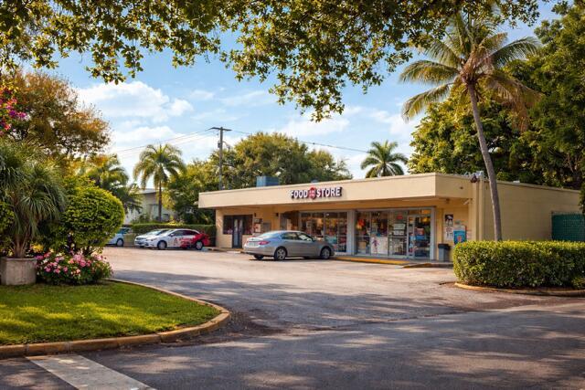 A single-story commercial building with a "FOOD STORE" sign sits in a parking lot — 2131 NE 48th Street, Lighthouse Point FL 33064, LIGHTHOUSE POINT, FL