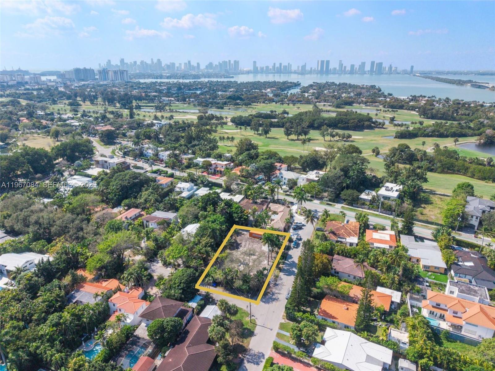 This is an artist rendering of a modern multi-story luxury residence with a swimming pool — 2880 Fairgreen Dr, Miami Beach FL 33140, MIAMI BEACH, FL