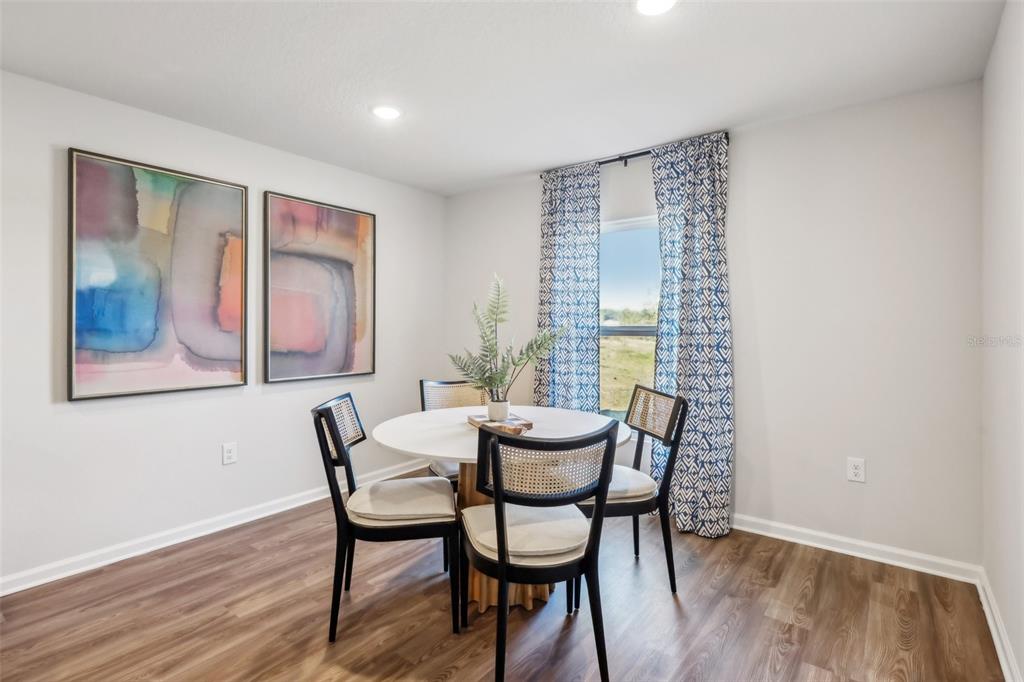 This is a floor plan for a single-story home with a garage and three bedrooms — 622 MONTCLAIR AVENUE S, LEHIGH ACRES, FL