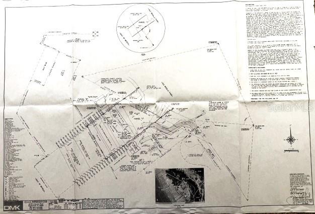 This is a land survey map showing property boundaries, easements, and site details — 177 GULF BOULEVARD UNIT A, PLACIDA, FL